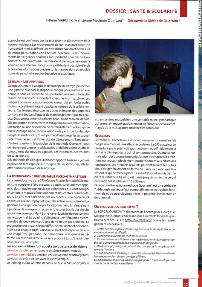 Santé Intégrative - Janvier Février Mars 2016 - n°49 page 2